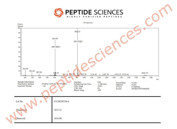 AOD9604 Peptide 6mg