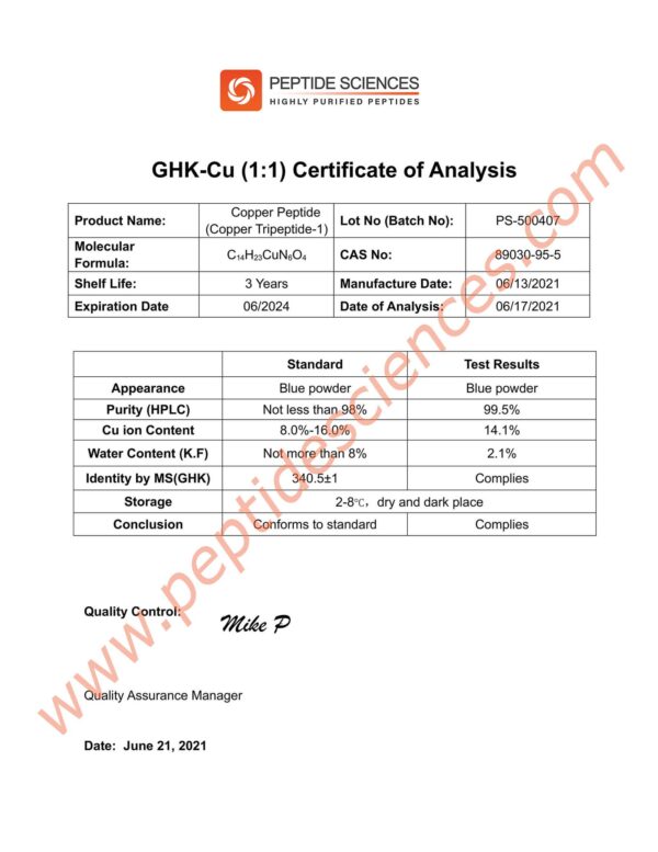 GHK-Cu 200mg (Copper Peptide) (Topical)