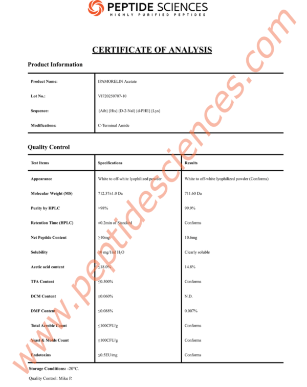 Ipamorelin 10mg