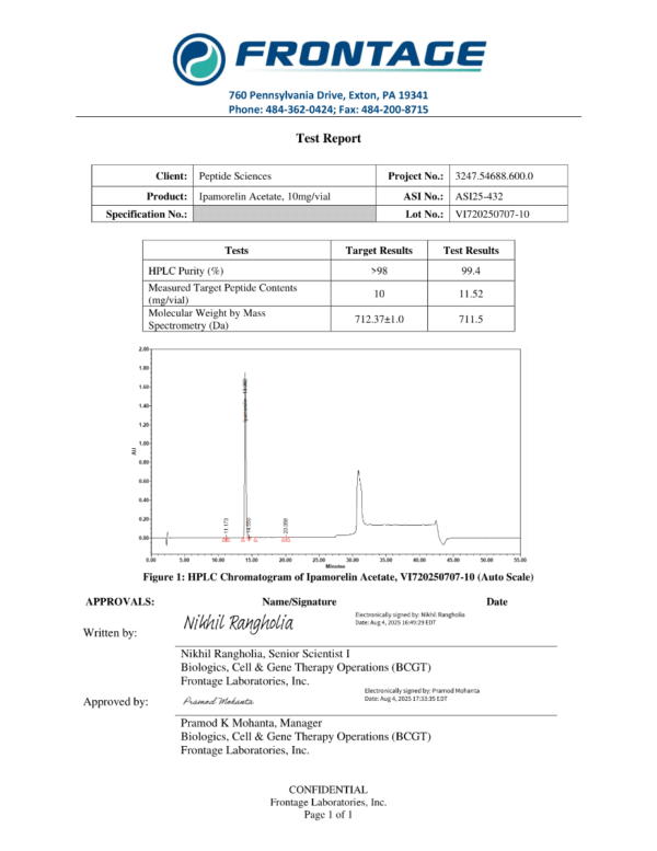 Ipamorelin 10mg