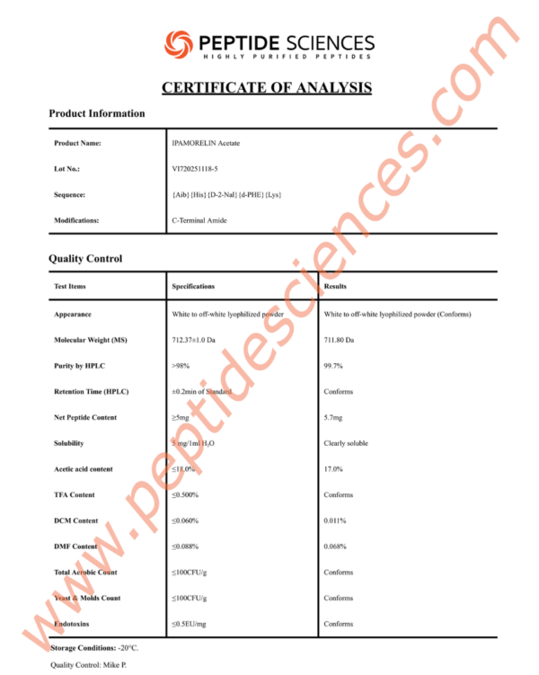Ipamorelin 5mg