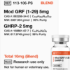 Mod GRF, GHRP-2 10mg