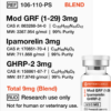 Mod GRF, Ipamorelin, GHRP