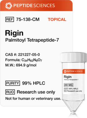 Rigin 200mg (Palmitoyl Tetrapeptide-7) (Topical)